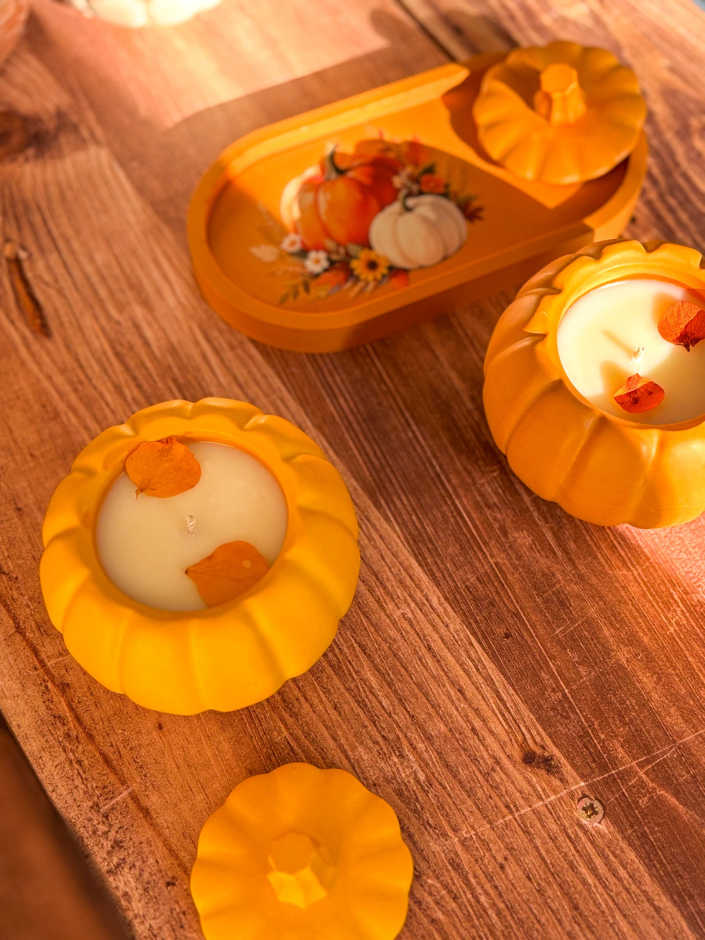 Automne - Bougie citrouille