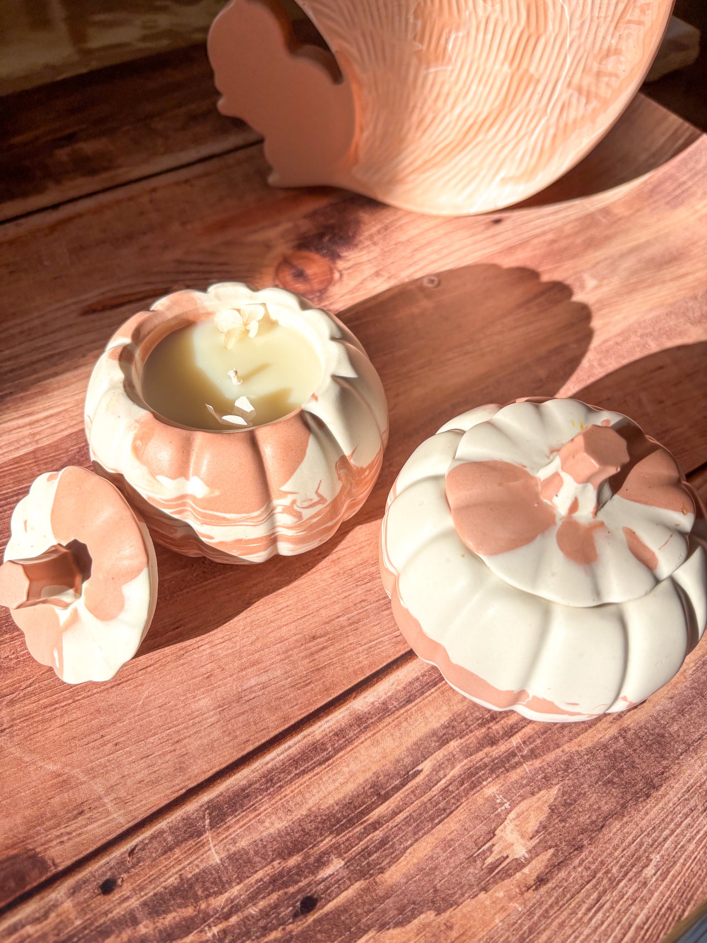 Automne - Bougie citrouille