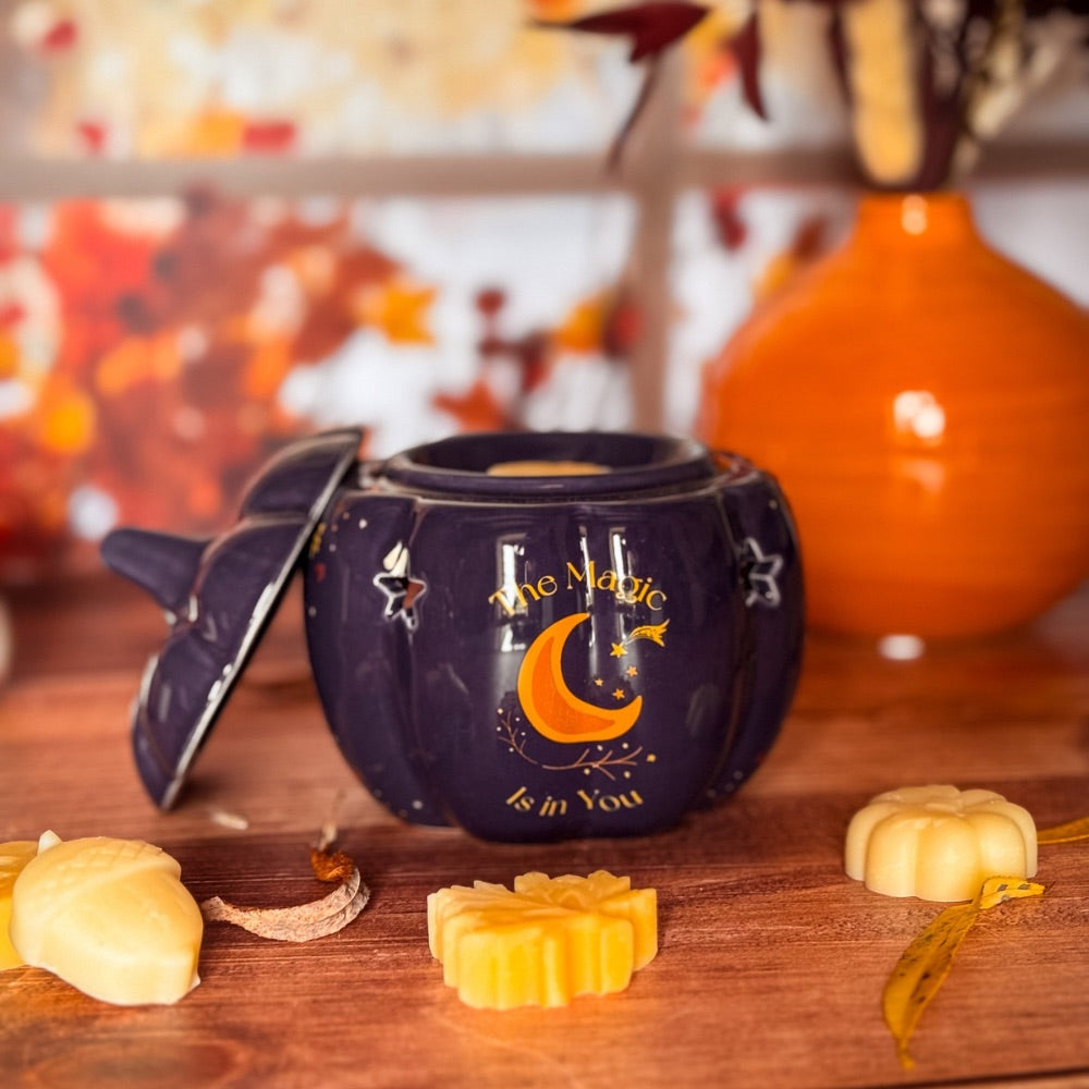 Brûle-Parfum Citrouille Magic en Céramique