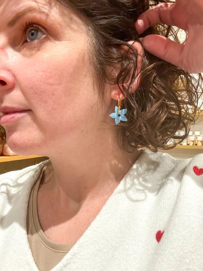 Boucles d’oreilles fleurs