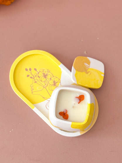 Set déco jaune