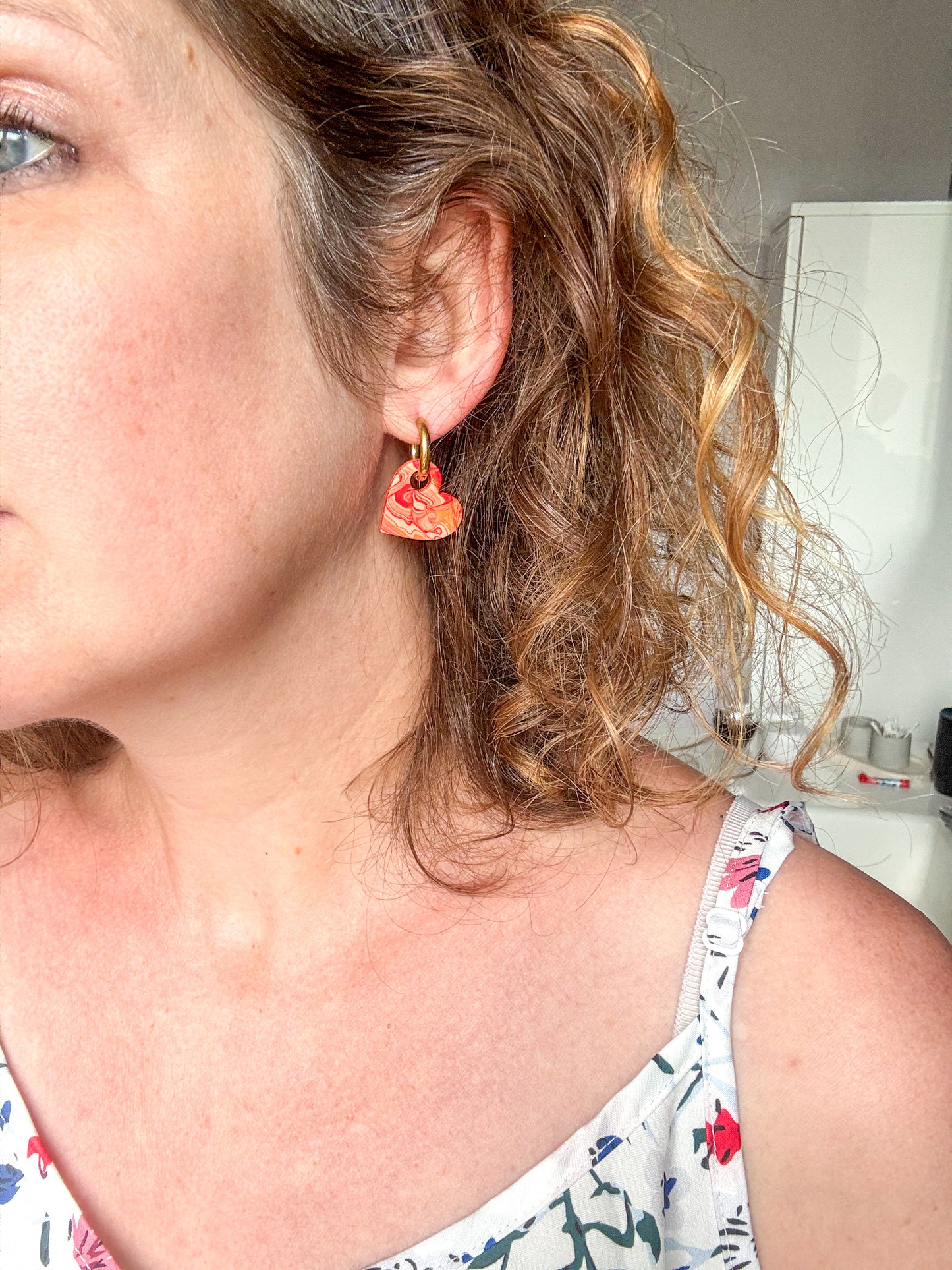 Boucles d’oreilles cœur