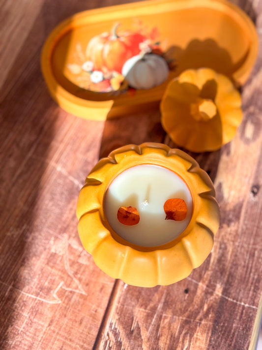 Automne - Bougie citrouille