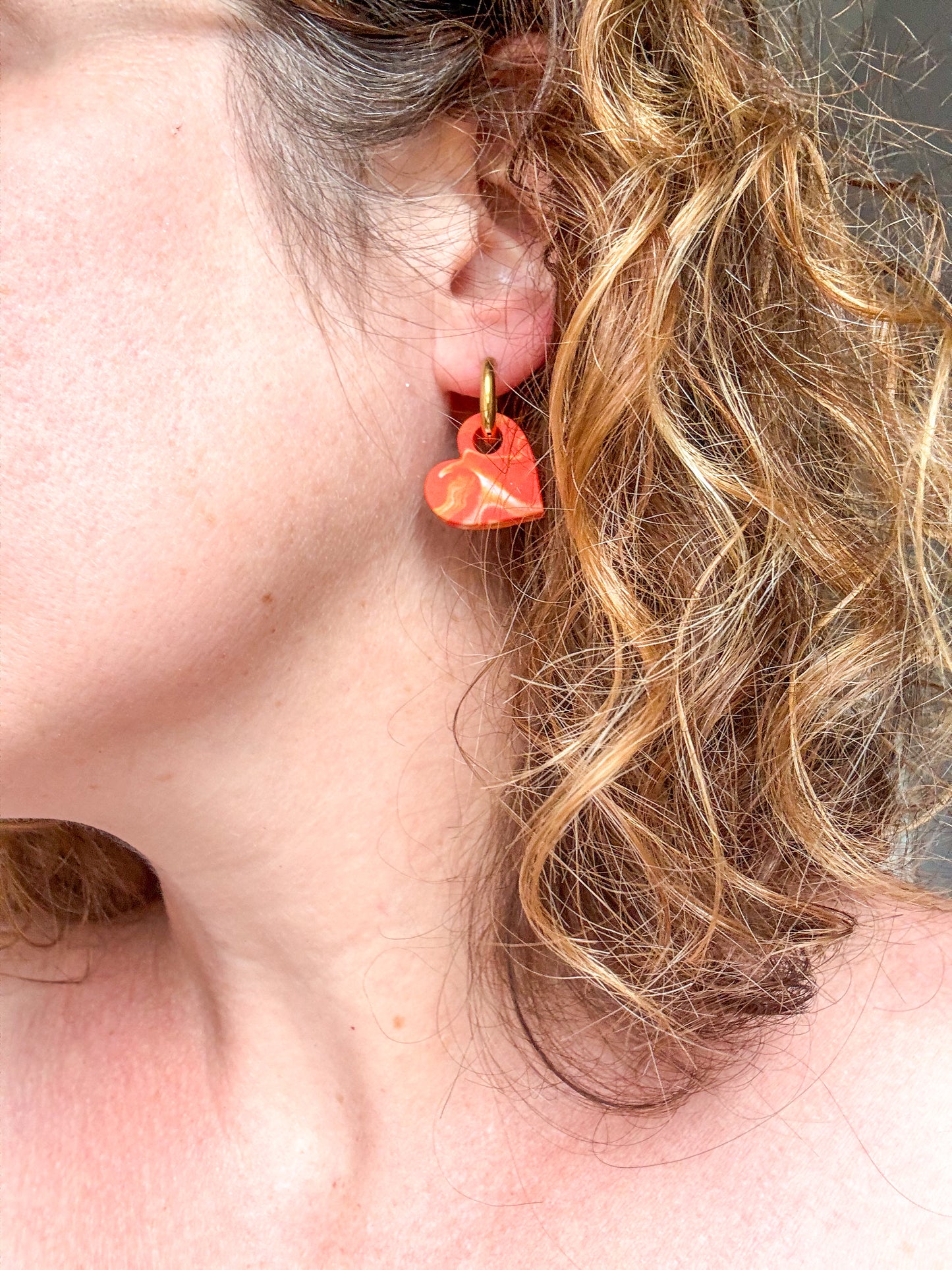 Boucles d’oreilles cœur