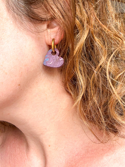 Boucles d’oreilles cœur