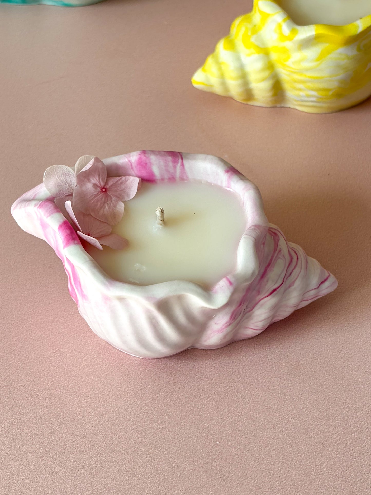 Bougie Coquillage