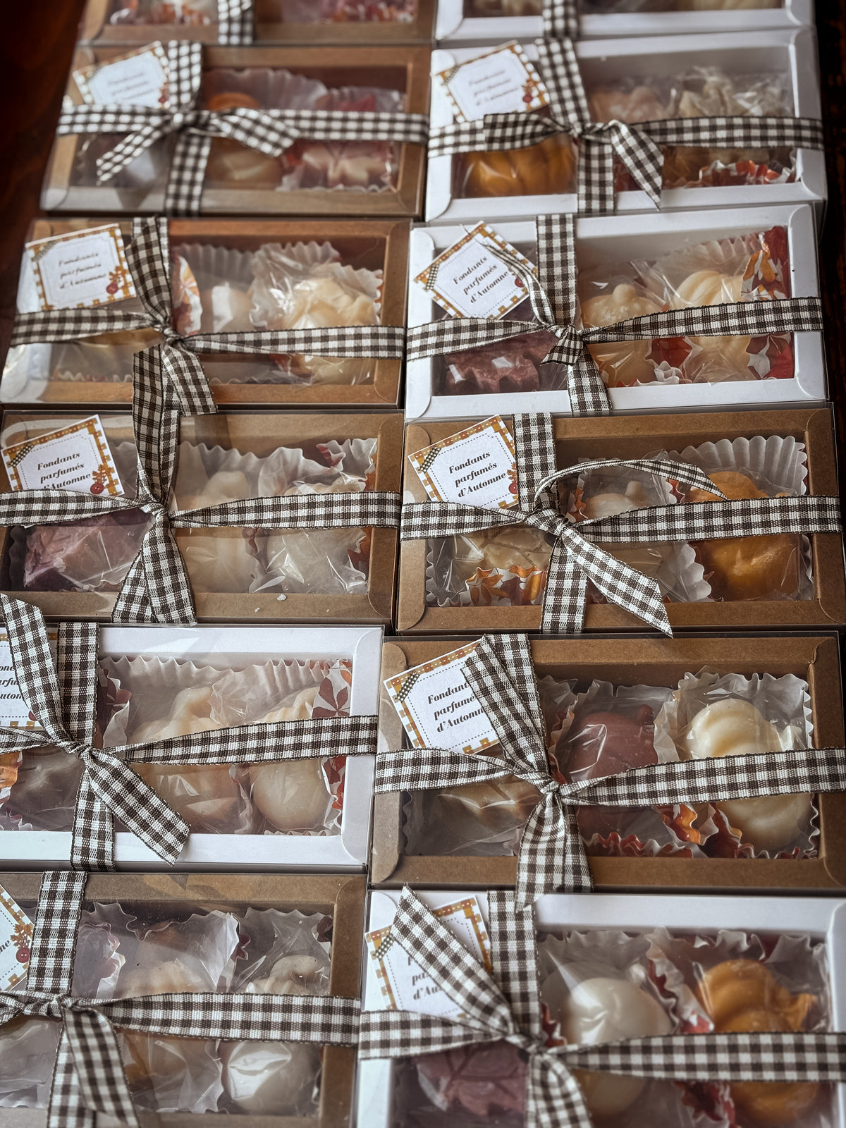 Coffret d'automne - 3 gros fondants parfumés au choix