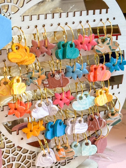 Boucles d’oreilles fleurs