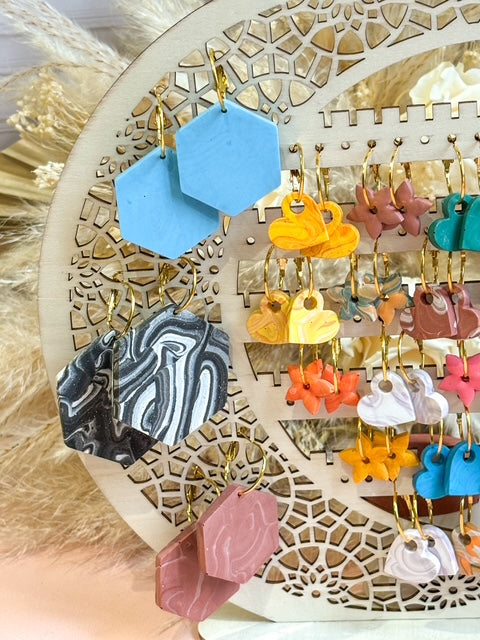 Boucles d’oreilles fleurs