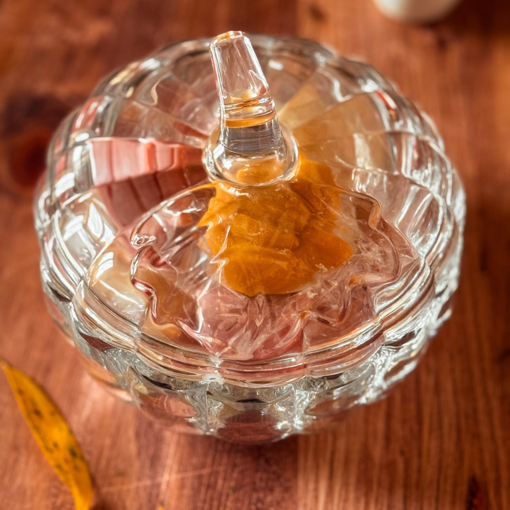 La Bonbonne Citrouille en Verre - 9 Gros Fondants d'Automne