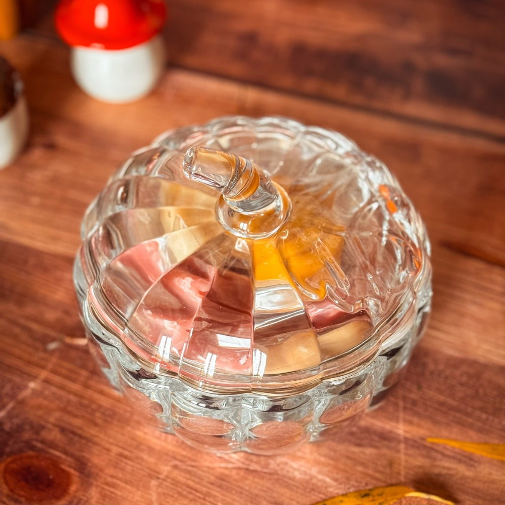 La Bonbonne Citrouille en Verre - 9 Gros Fondants d'Automne