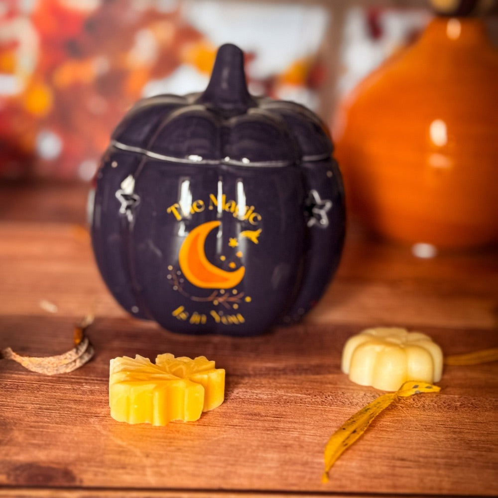 Brûle-Parfum Citrouille Magic en Céramique