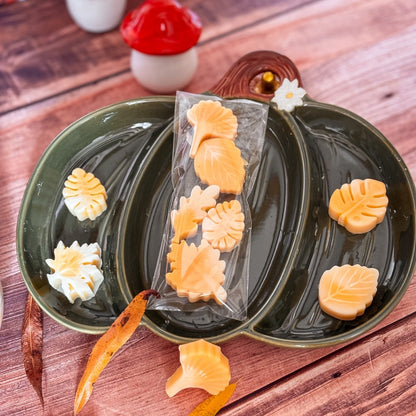 Fondants d'Automne en Forme de Feuilles