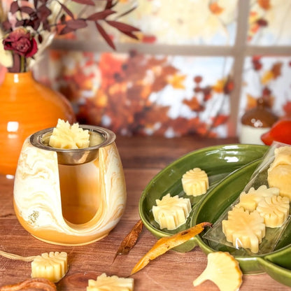 Fondants d'Automne en Forme de Feuilles